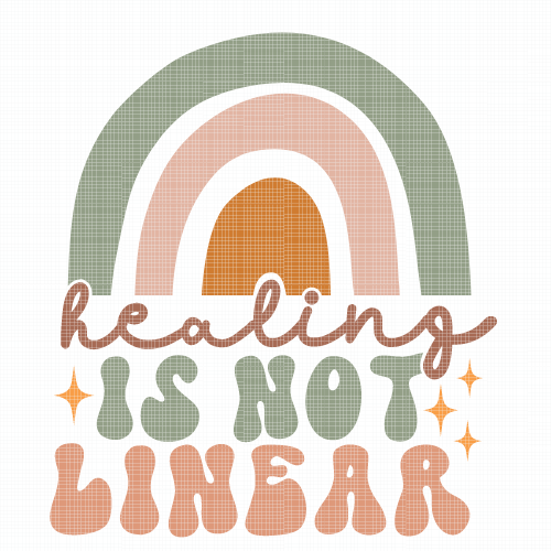 Healing Is Not Linear | Mental Wellness Diamond Painting