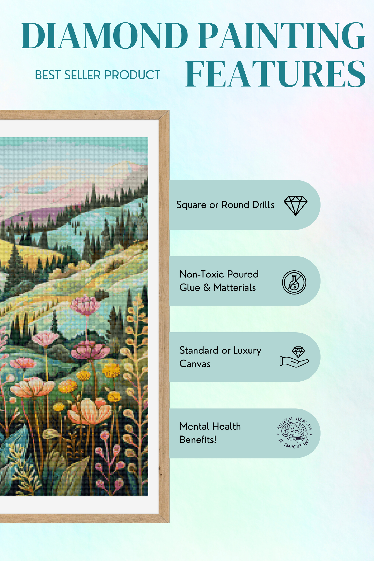 Green Views Ahead | Portrait Diamond Painting