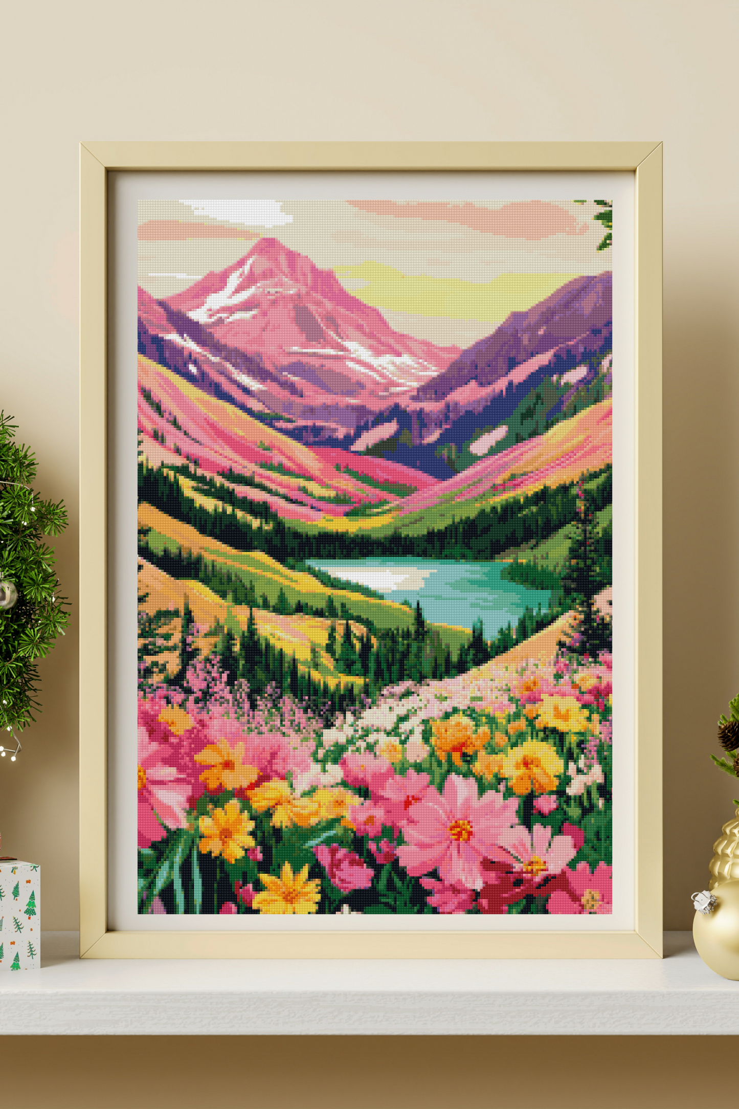Joy in Full Bloom | Portrait Diamond Painting