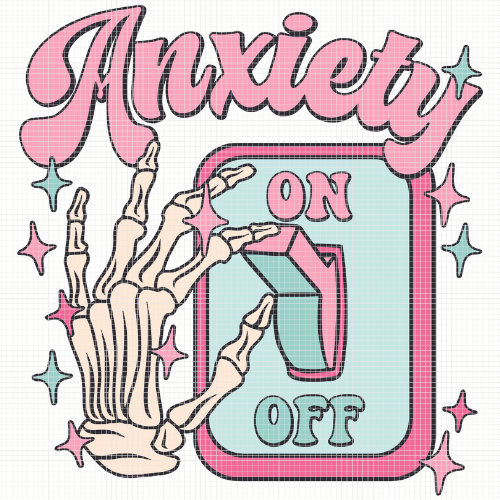 Anxiety On/Off |  Better Than Therapy Diamond Painting