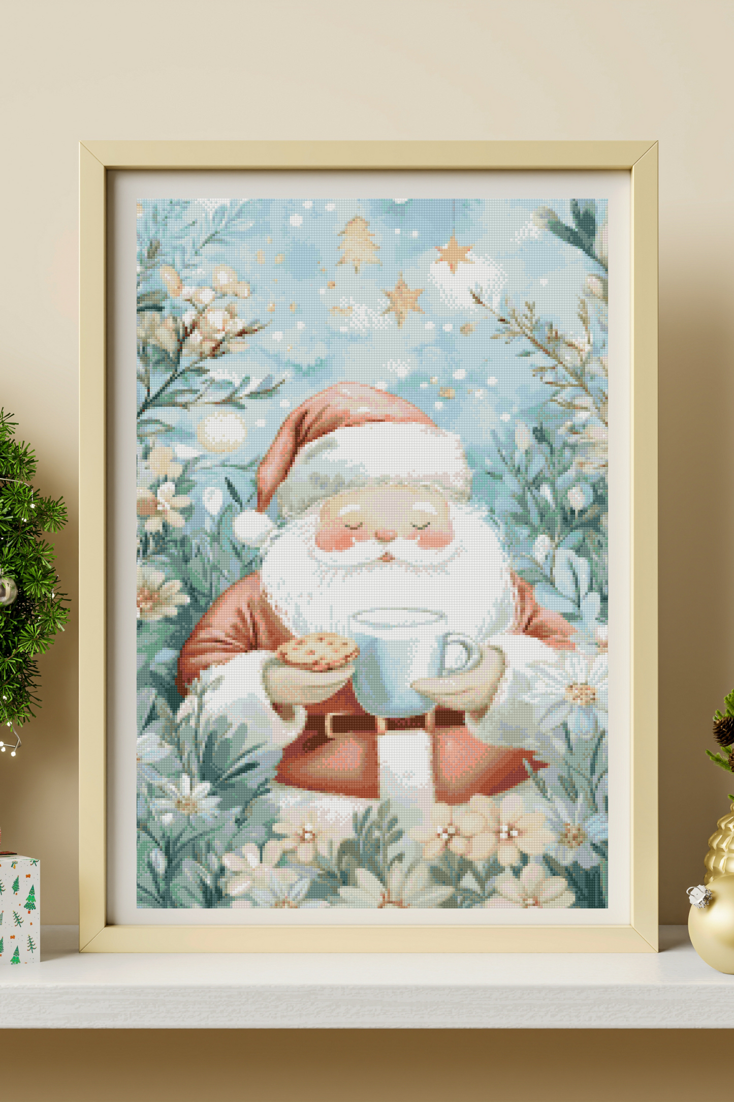 Santa All The Way | Winter Diamond Painting