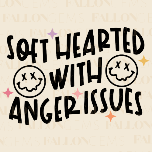 Soft Hearted With Anger Issues |  Diamond Painting