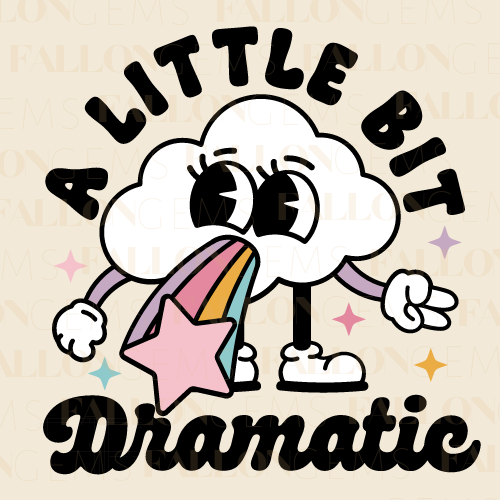 A Little Bit Dramatic  | Mental Wellness Diamond Painting