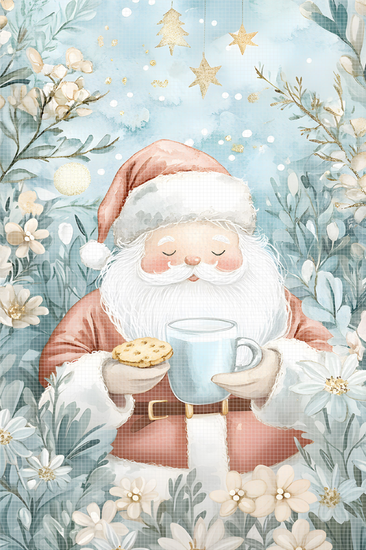 Santa All The Way | Winter Diamond Painting