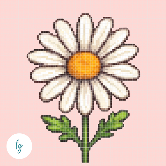 April, Daisy | Mini Diamond Painting