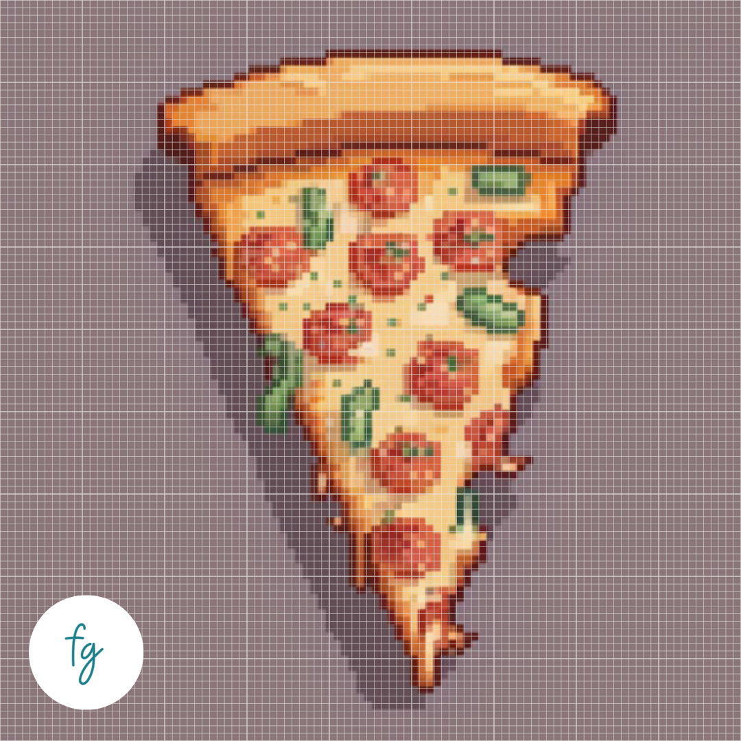 🎁 Pizza | Mini Diamond Painting (100% off)