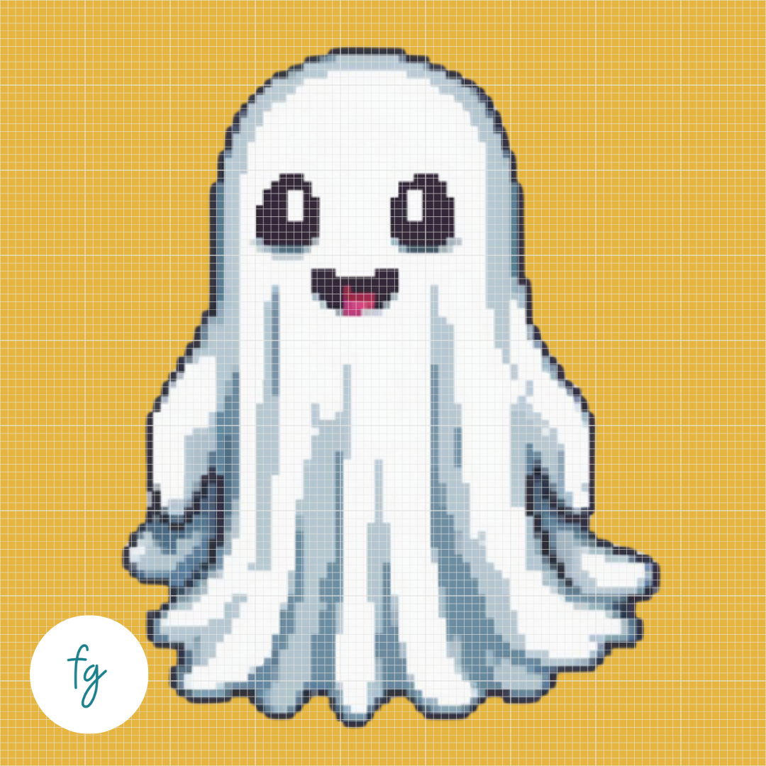🎁 Ghost | Mini Diamond Painting (100% off)