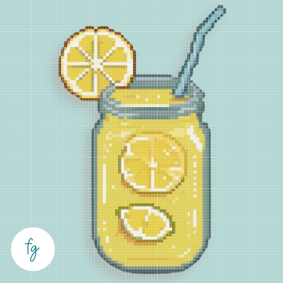🎁 Lemonade | Mini Diamond Painting (100% off)