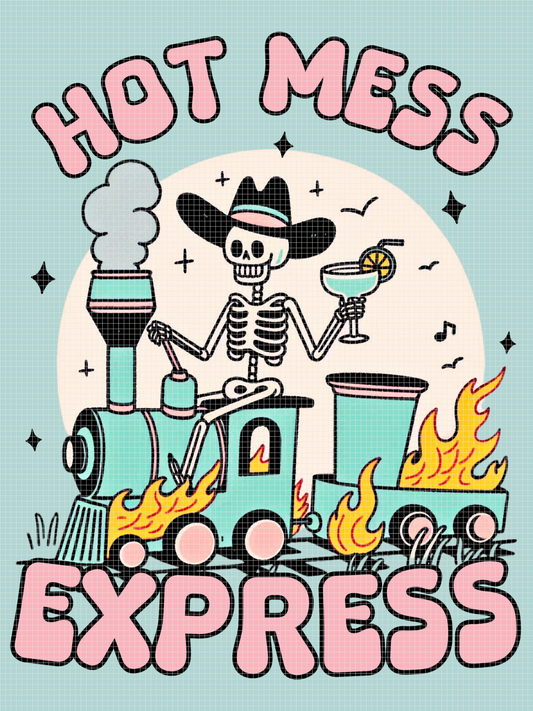 Hot Mess Express | Unwell Diamond Painting