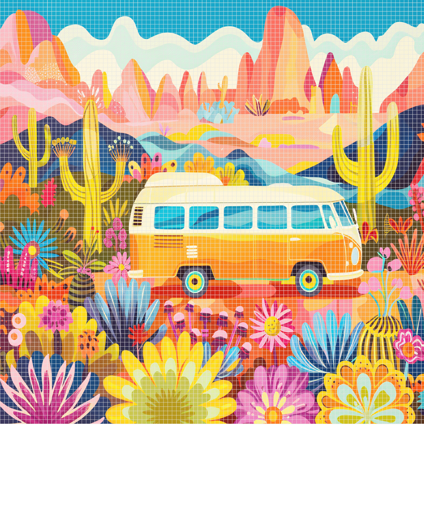 Wanderlust Desert | Portrait Diamond Painting
