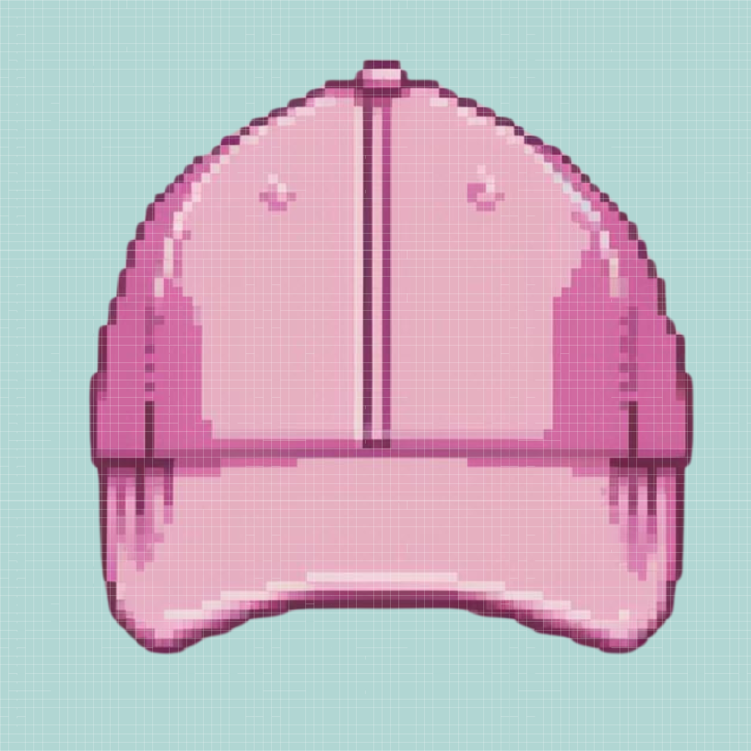 🎁 Pink Cap | Mini Diamond Painting (100% off)