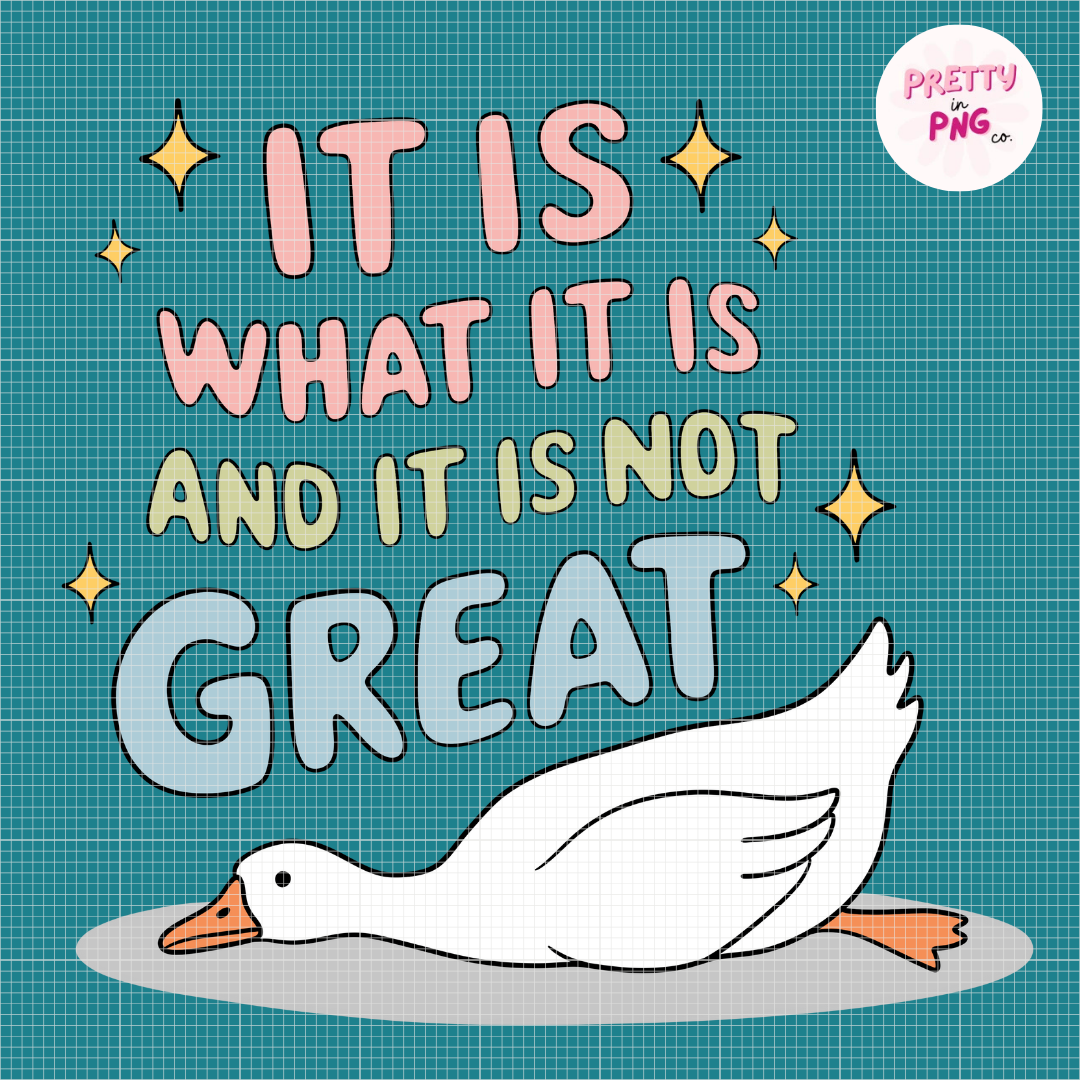 It Is What It Is And It Is Not Great | Diamond Painting