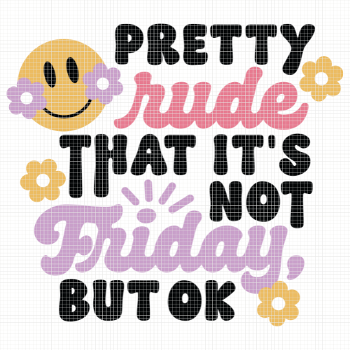 Pretty Rude | Mental Wellness Diamond Painting