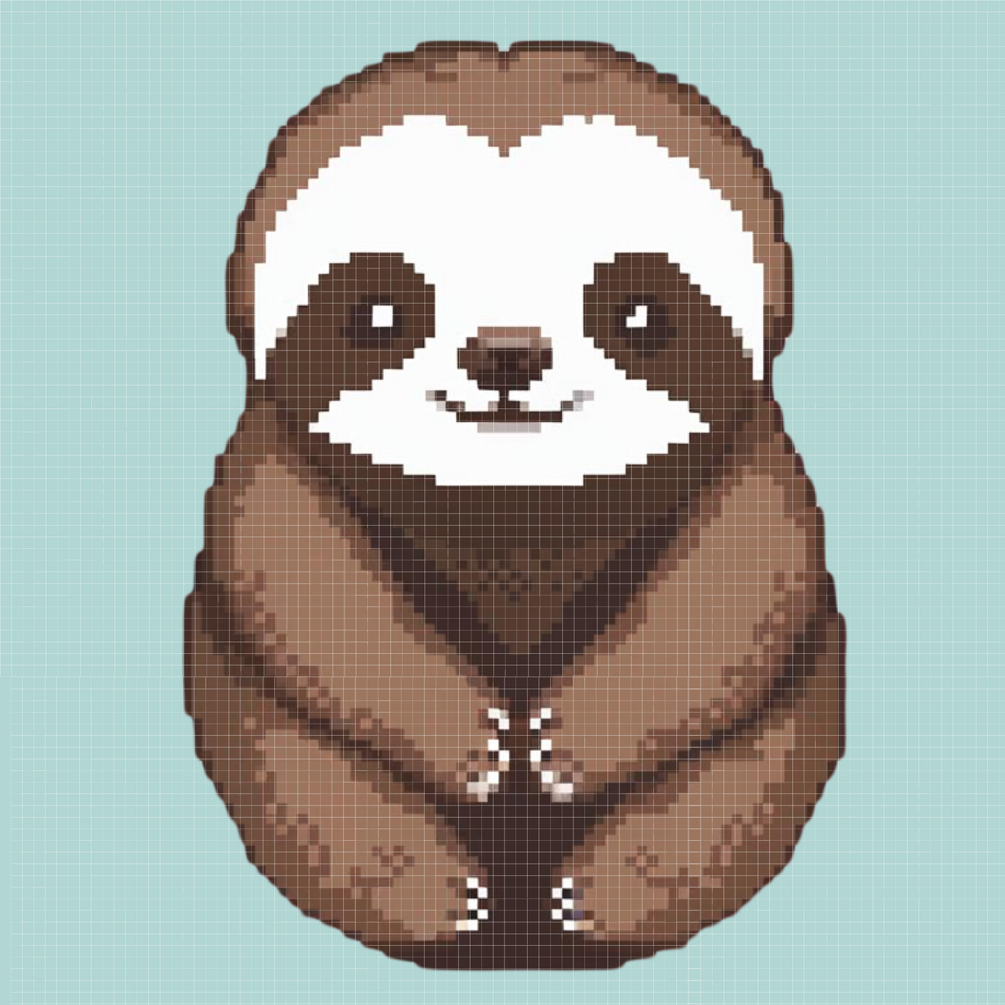 🎁 Sloth | Mini Diamond Painting (100% off)