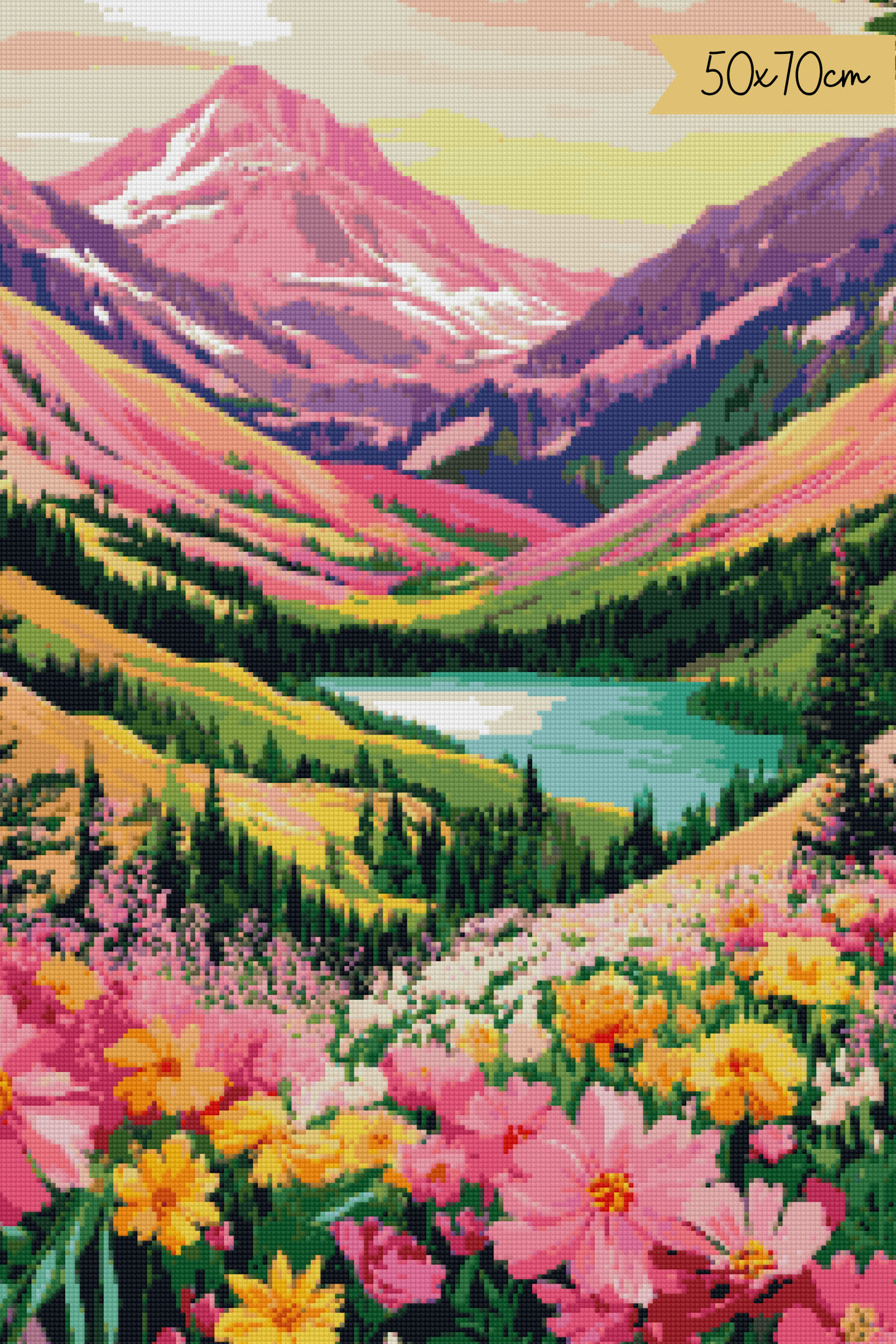 Joy in Full Bloom | Portrait Diamond Painting