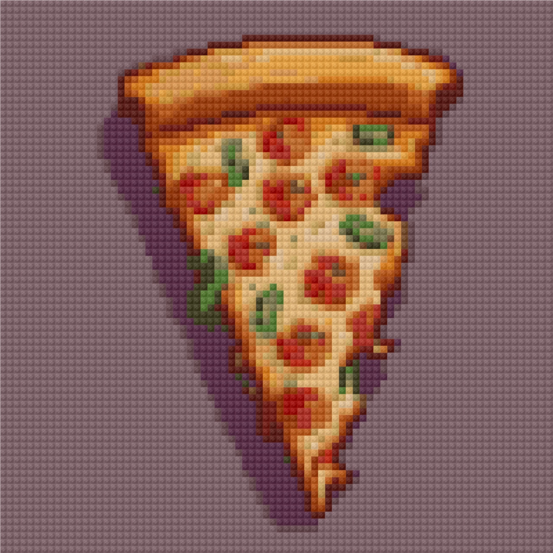 Pizza | Mini Diamond Painting