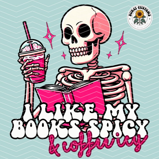 Books Spicy Coffee Icy | Unwell Diamond Painting