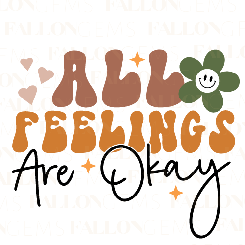 All Feelings Are Okay | Mental Wellness Diamond Painting