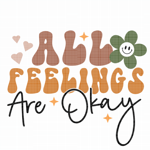 All Feelings Are Okay | Mental Wellness Diamond Painting