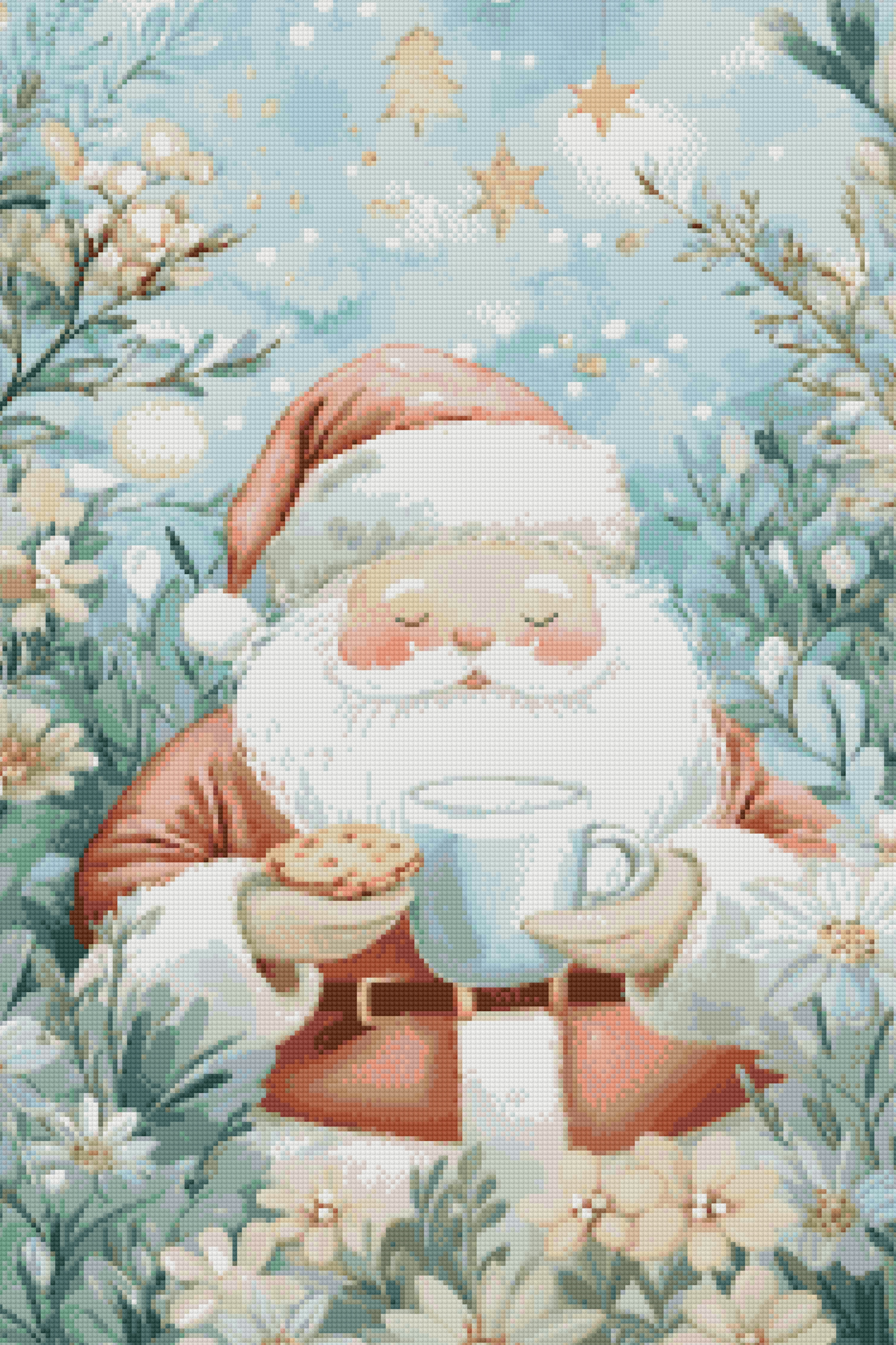 Santa All The Way | Winter Diamond Painting