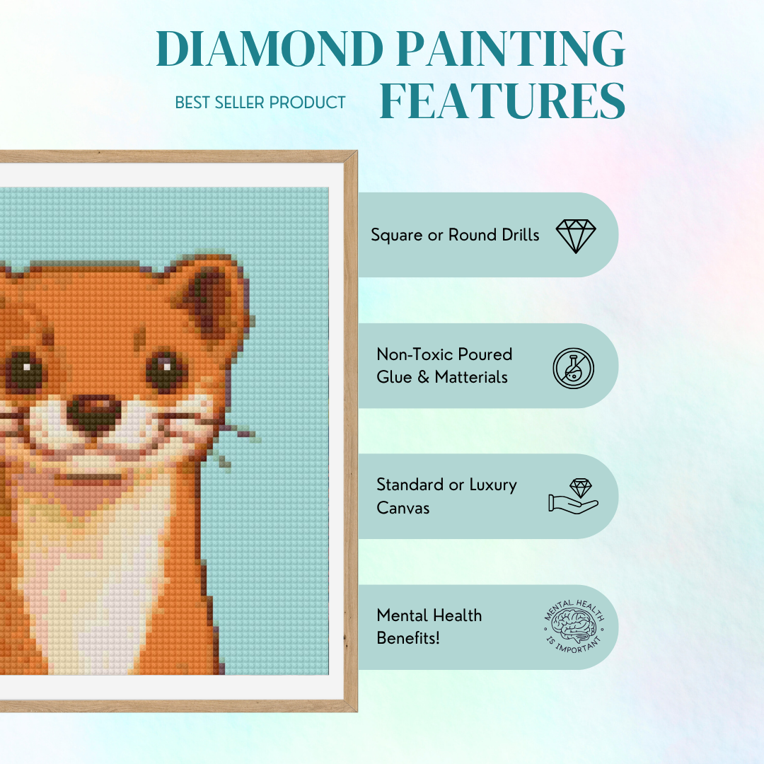 Ferret | Mini Diamond Painting