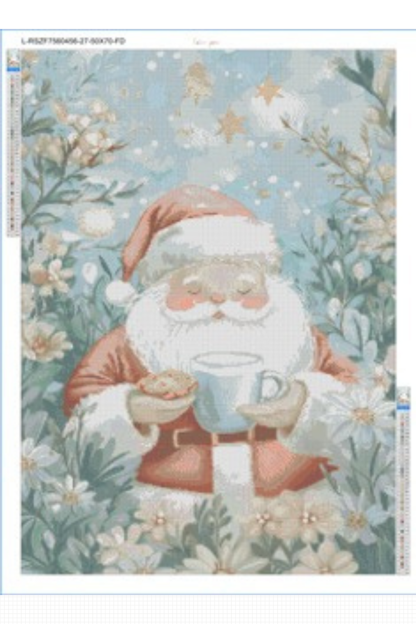 Santa All The Way | Winter Diamond Painting