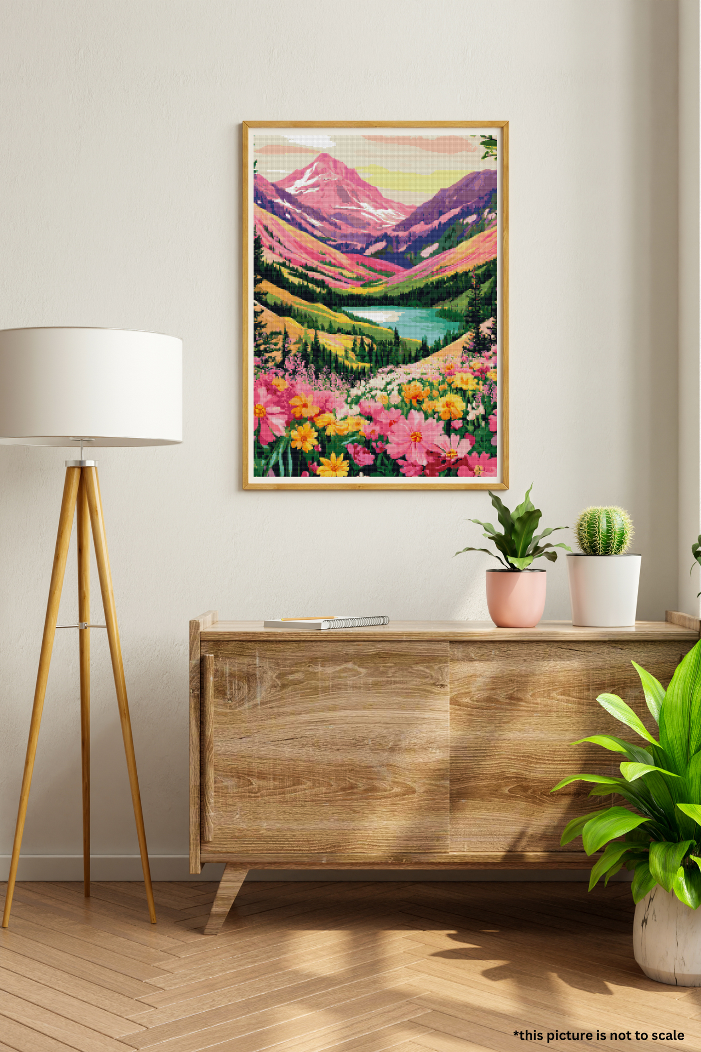 Joy in Full Bloom | Portrait Diamond Painting