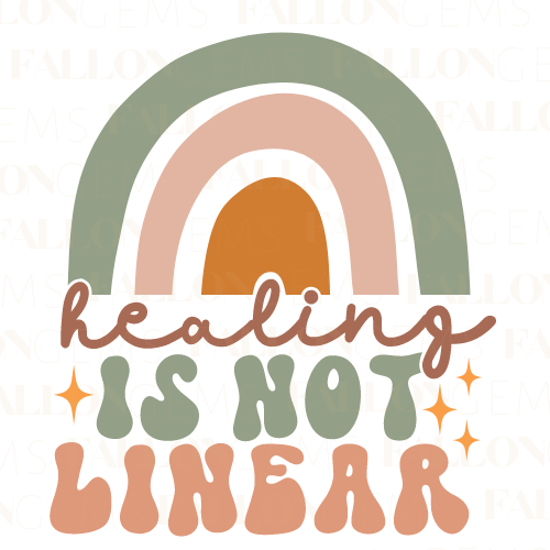 Healing Is Not Linear | Mental Wellness Diamond Painting