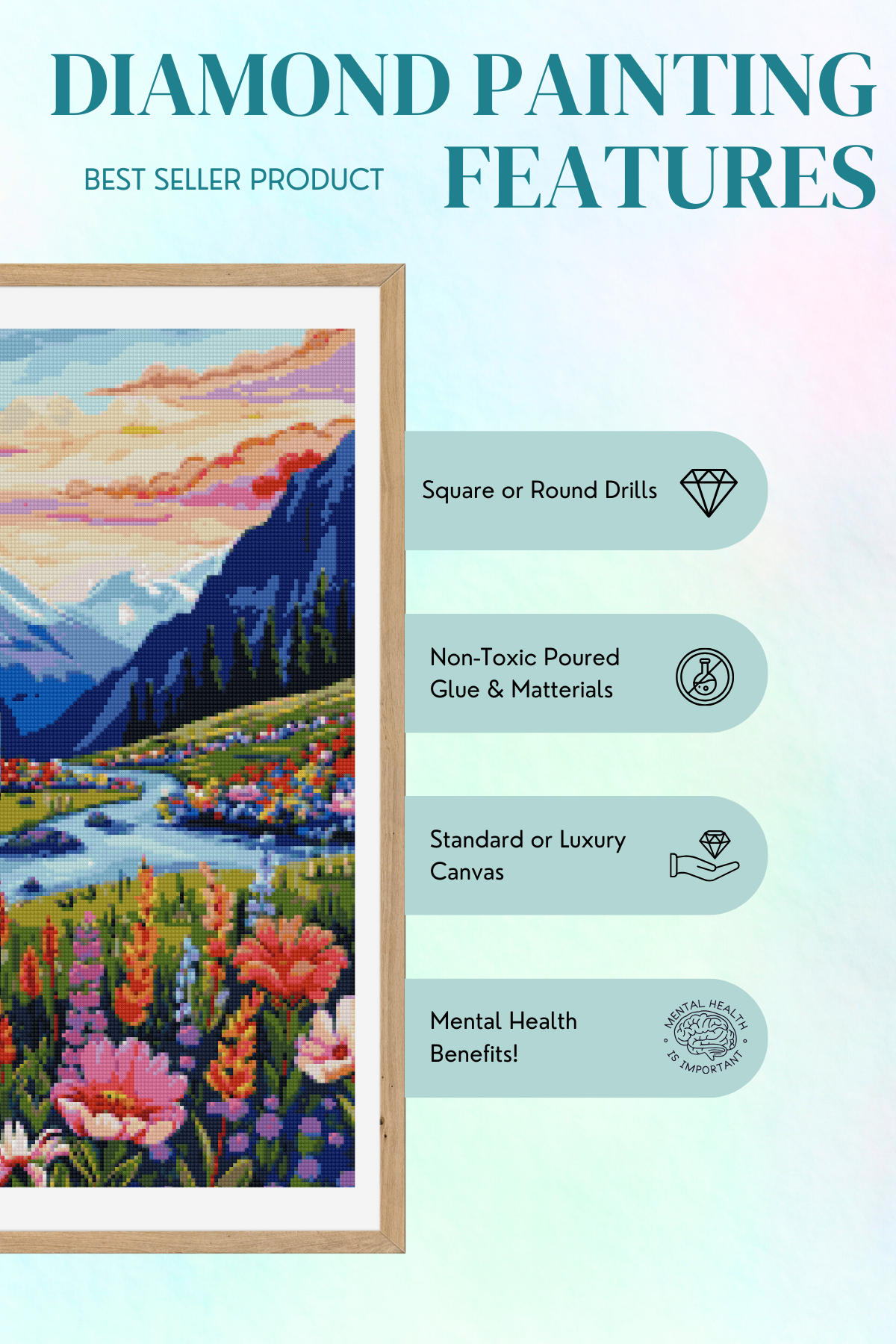Blossom-bound Journey | Portrait Diamond Painting