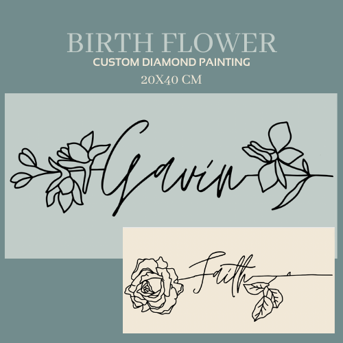 Custom Birth Flower