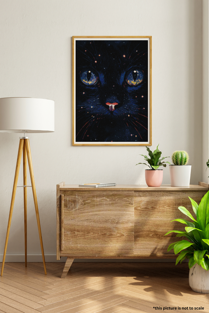 Cosmic Whiskers | Portrait Diamond Painting