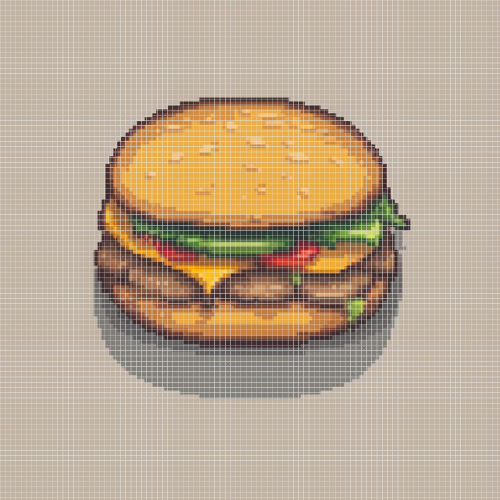 Cheeseburger | Mini Diamond Painting