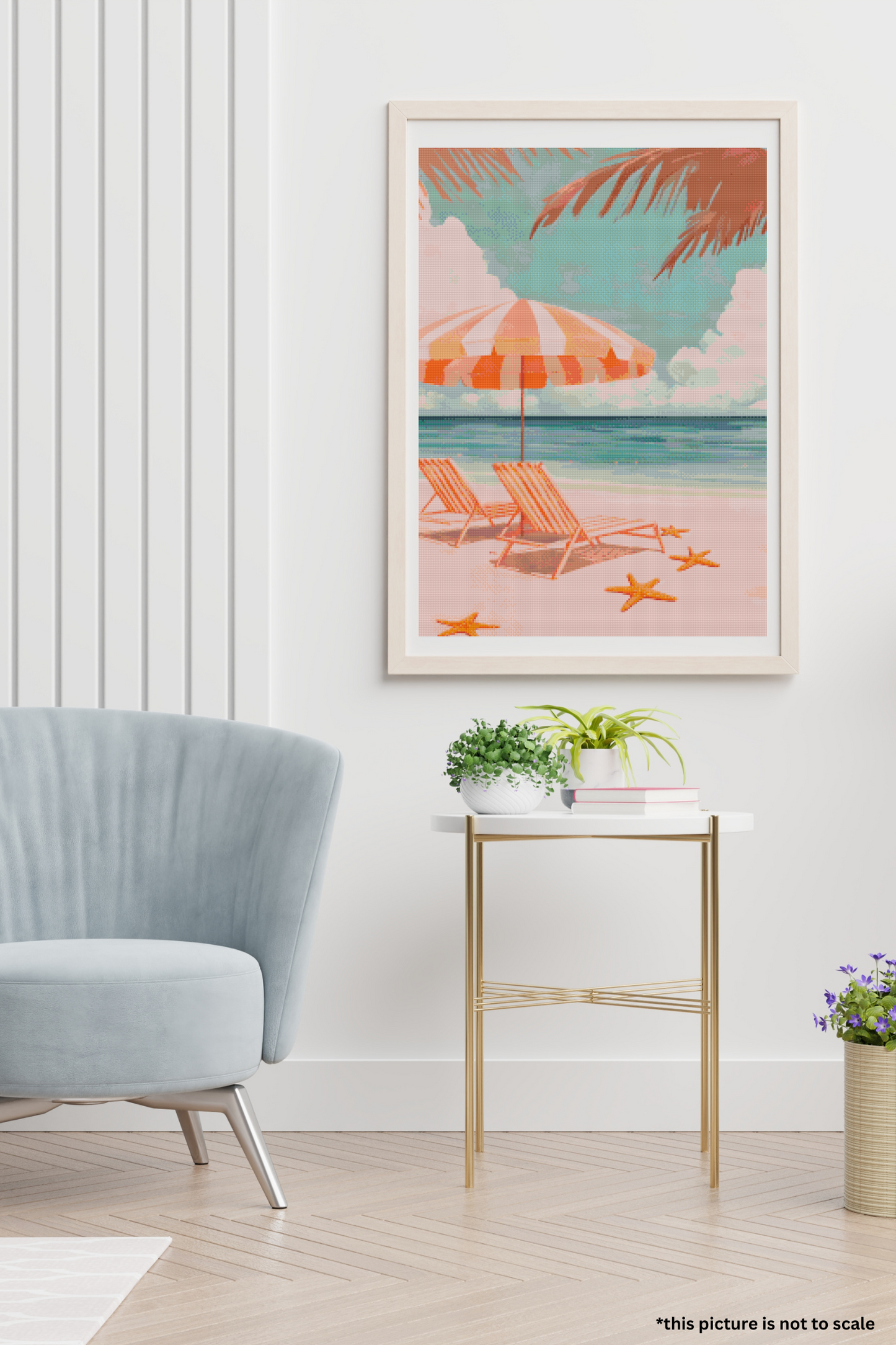 Where Worries Drift | Portrait Diamond Painting