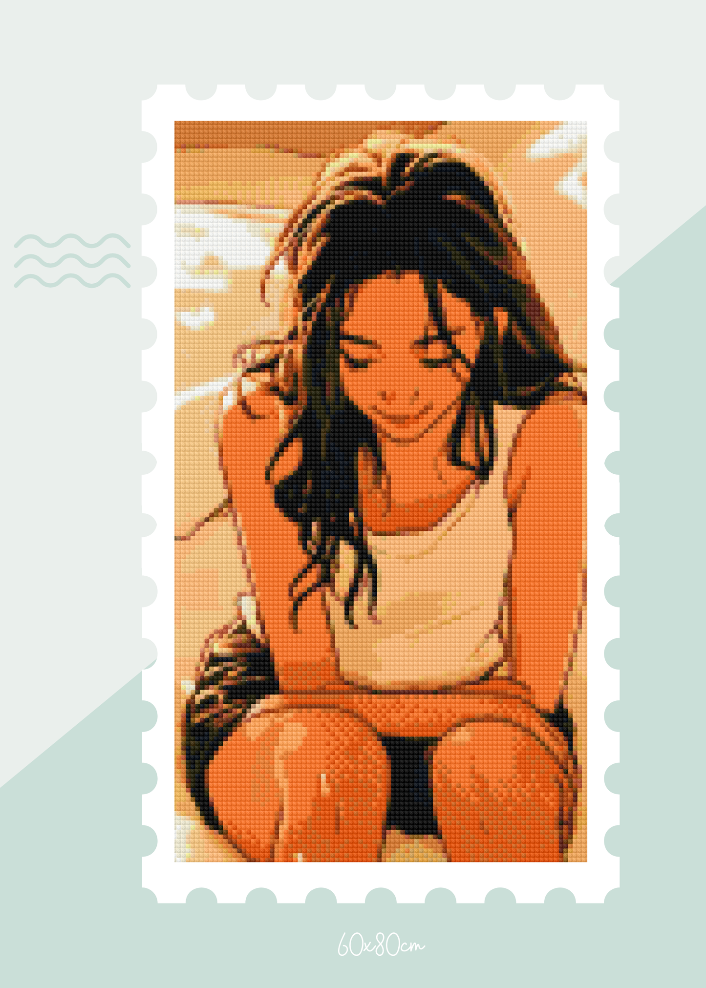 Overflow | Portrait Diamond Painting