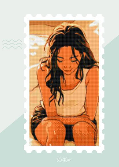Overflow | Portrait Diamond Painting