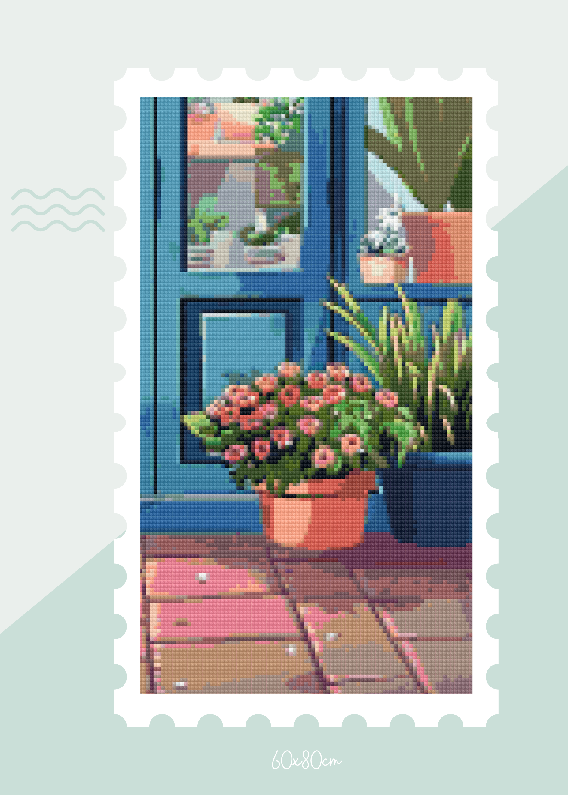 Window Garden | Portrait Diamond Painting – Fallon Gems