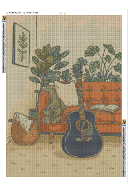 In Her Own Rhythm | Diamond Painting