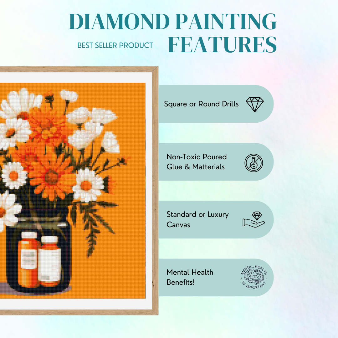 Botanical Remedy  | Mental Wellness Diamond Painting