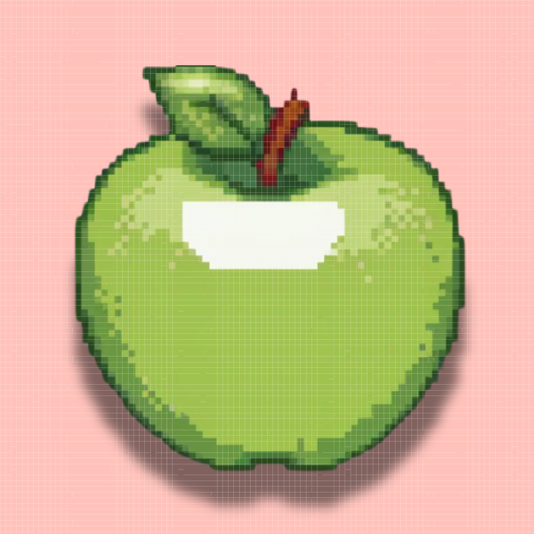 🎁 Green Apple | Mini Diamond Painting (100% off)