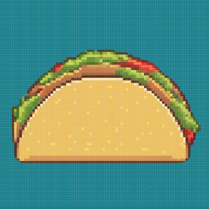 Taco | Mini Diamond Painting