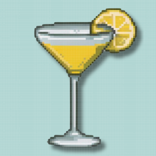 🎁 Lemon Drop | Mini Diamond Painting (100% off)