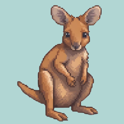 Kangaroo | Mini Diamond Painting