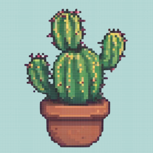 Cactus | Mini Diamond Painting