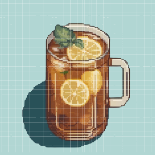 🎁 Iced Tea | Mini Diamond Painting (100% off)