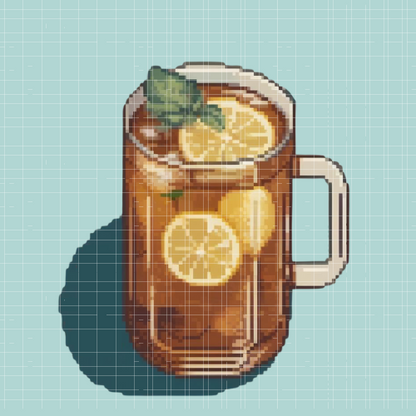 Iced Tea | Mini Diamond Painting