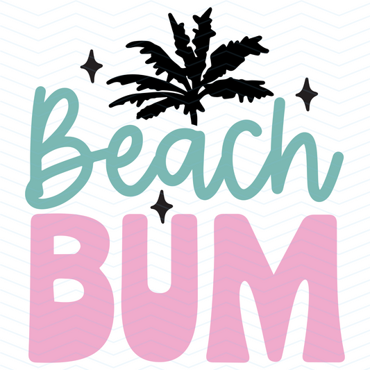 Beach Bum Palm  | Premium Diamond Painting