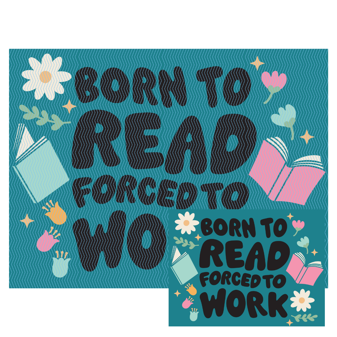 Born To Read  | Book Diamond Painting