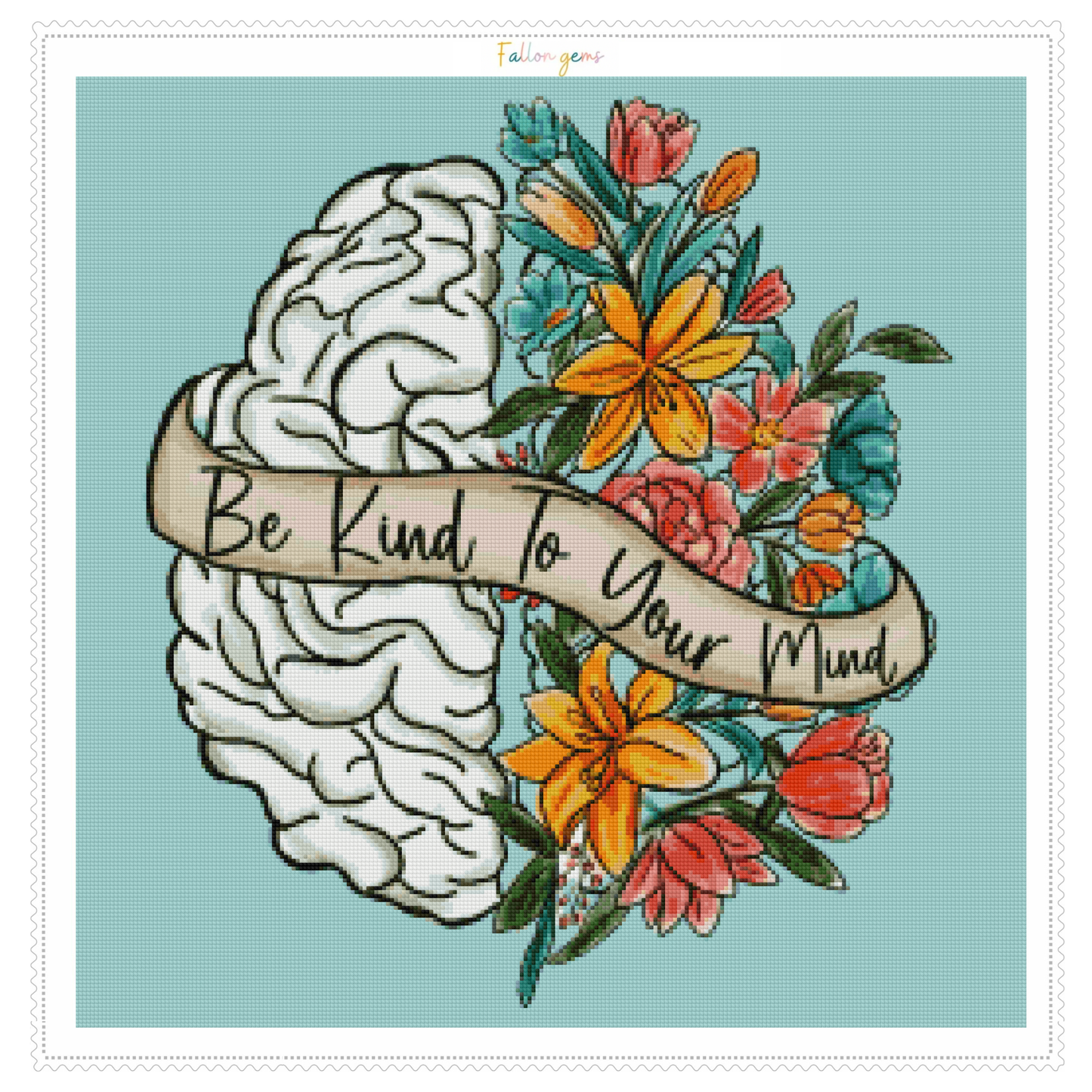 Be Kind To Your Mind | Diamond Painting