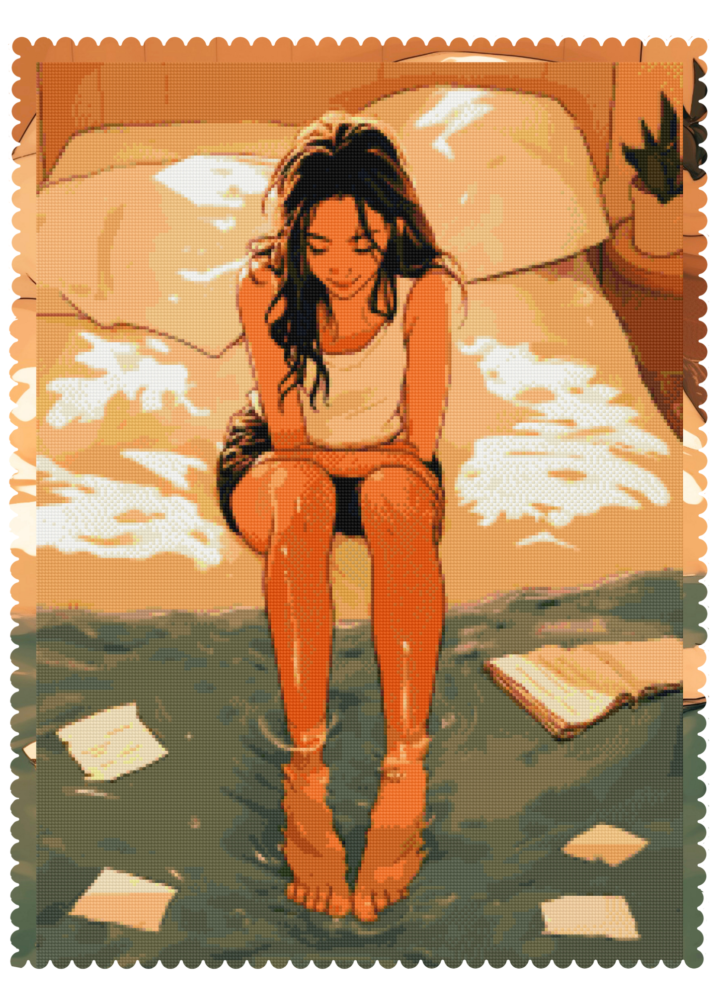 Overflow | Portrait Diamond Painting