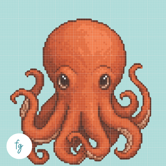 🎁 Kraken | Mini Diamond Painting (100% off)